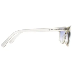 Calvin Klein Cat-Eye^Sunglasses CK20517S 740 Crystal Pale Yellow Yellow Gradie