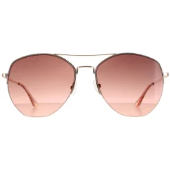 Calvin Klein Aviator^Sunglasses CK20121S 780 Rose Gold Brown