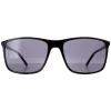 Calvin Klein Rectangle^Sunglasses CK22558S 001 Shiny Black Grey