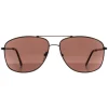 Calvin Klein Rectangle^Sunglasses CK19137S 200 Brown Brown