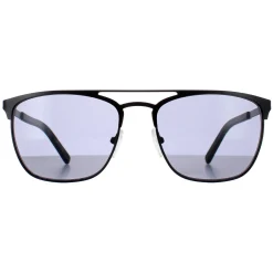 Calvin Klein Square^Sunglasses CK20123S 001 Matte Black Solid Smoke