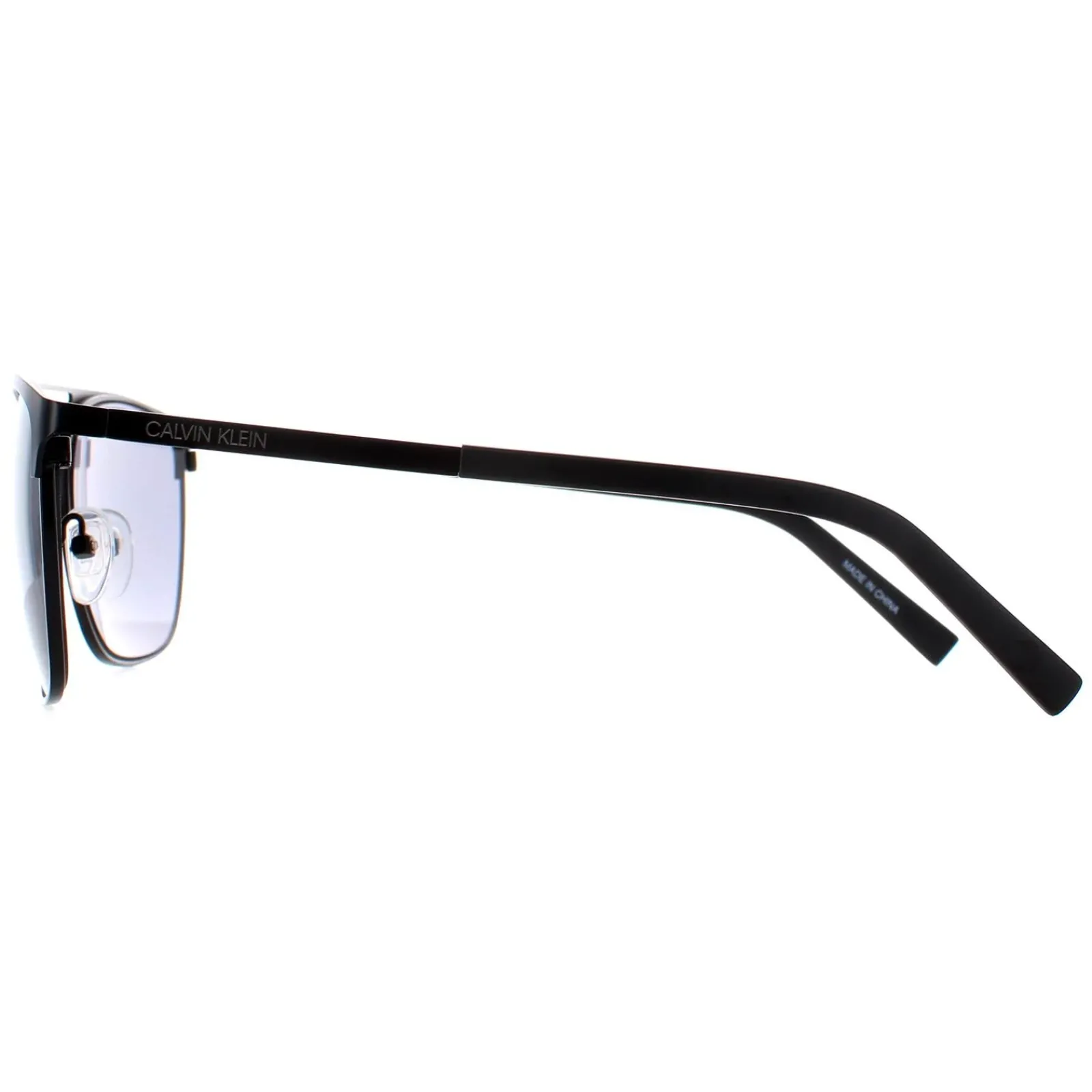 Calvin Klein Square^Sunglasses CK20123S 001 Matte Black Solid Smoke
