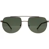 Calvin Klein Aviator^Sunglasses CK20301S 716 Matte Light Gold Green