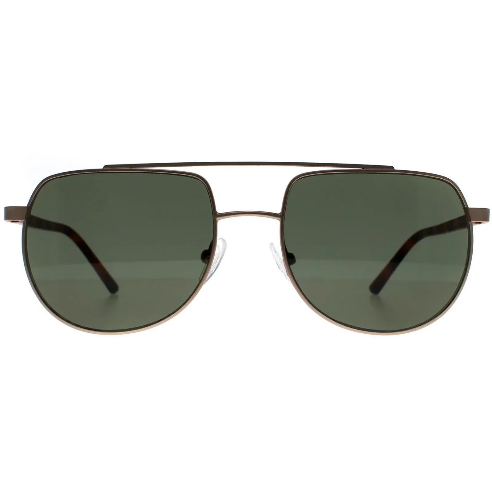 Calvin Klein Aviator^Sunglasses CK20301S 716 Matte Light Gold Green