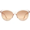 Calvin Klein Cat-Eye^Sunglasses CK19534S 270 Crystal Beige Brown Gradient