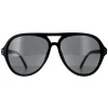 Calvin Klein Aviator^Sunglasses CK19532S 001 Matte Black Grey