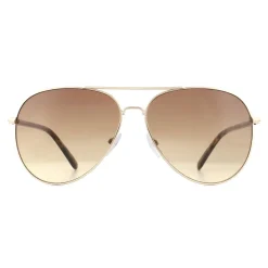 Calvin Klein Aviator^Sunglasses CK19314S 717 Gold Tortoise Brown Gradient