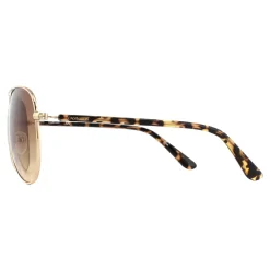 Calvin Klein Aviator^Sunglasses CK19314S 717 Gold Tortoise Brown Gradient