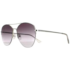 Calvin Klein Aviator^Sunglasses CK20121S 045 Silver Smoke Grey