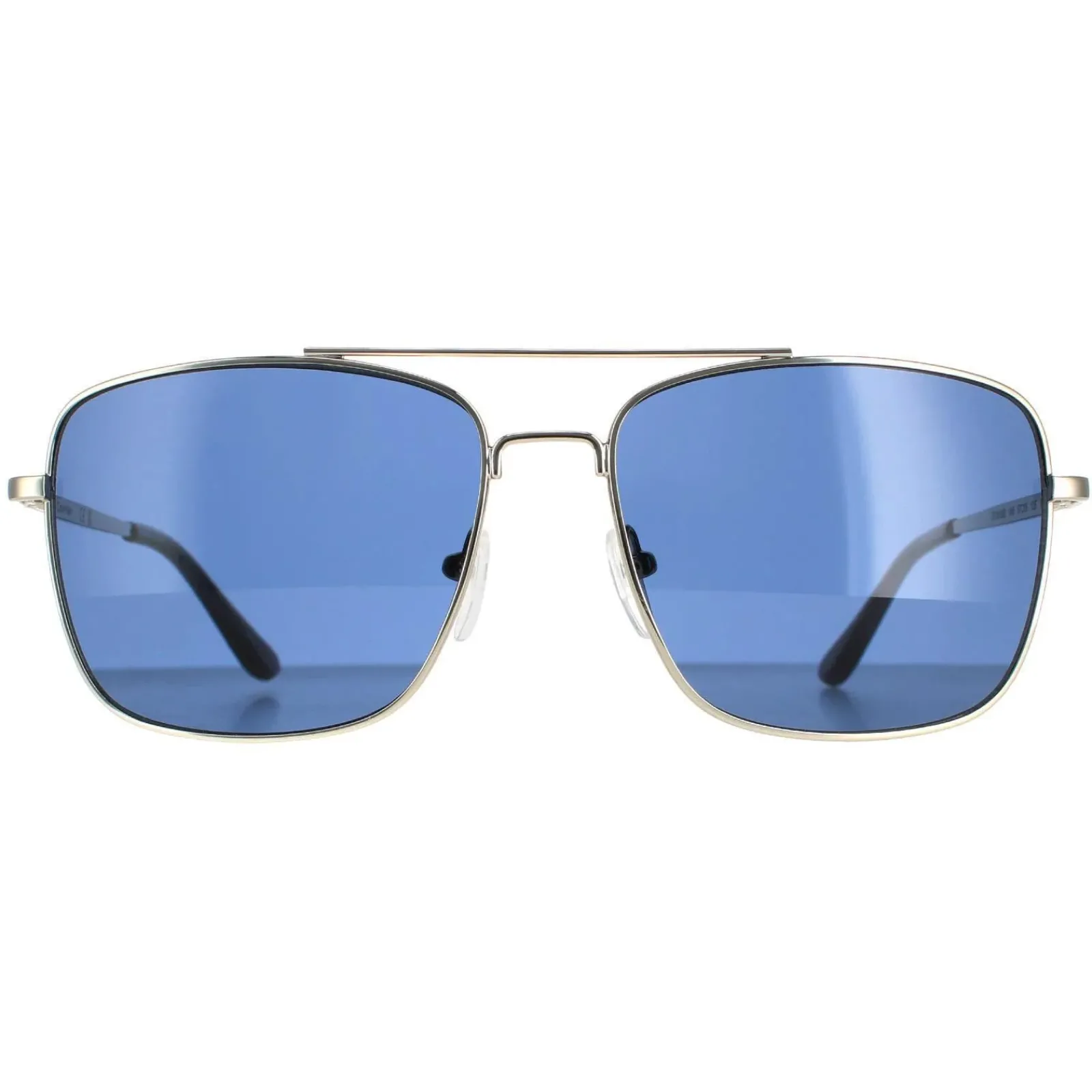 Calvin Klein Square^Sunglasses CK19136S 045 Silver Smoke Grey