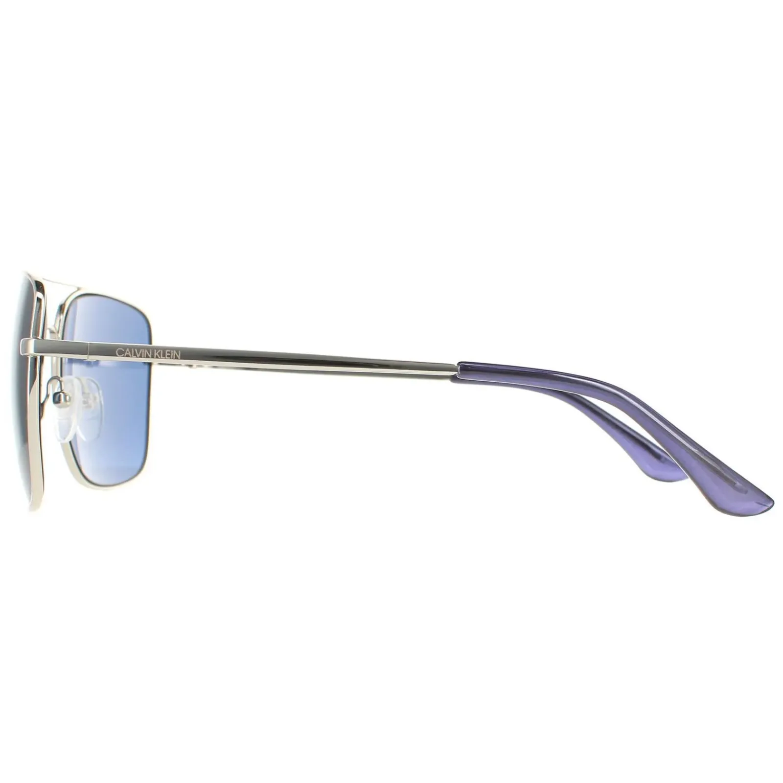 Calvin Klein Square^Sunglasses CK19136S 045 Silver Smoke Grey