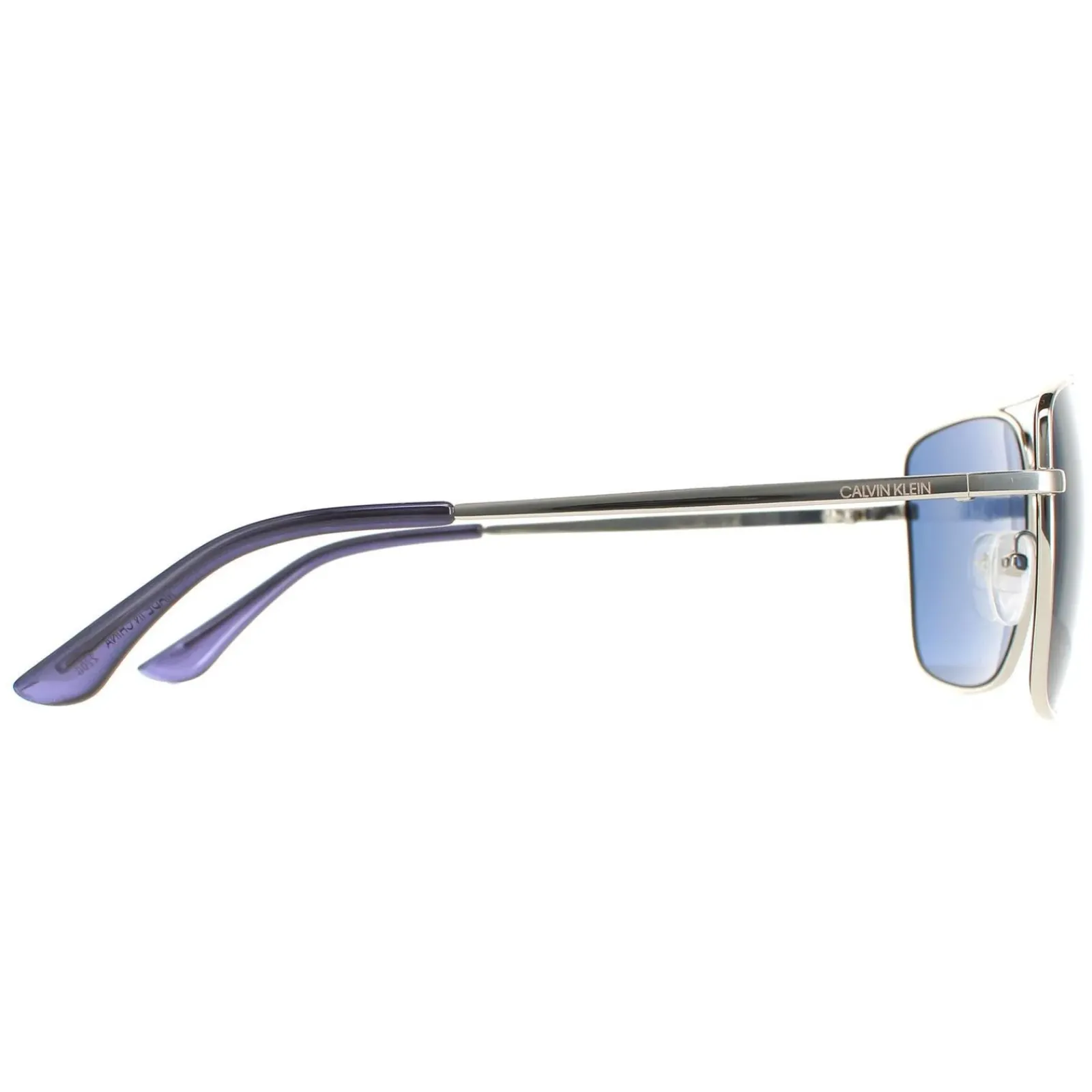 Calvin Klein Square^Sunglasses CK19136S 045 Silver Smoke Grey