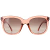 Calvin Klein Square^Sunglasses CK22550S 674 Dusty Pink Brown Gradient