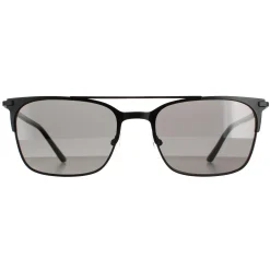 Calvin Klein Rectangle^Sunglasses CK19308S 001 Satin Black Grey