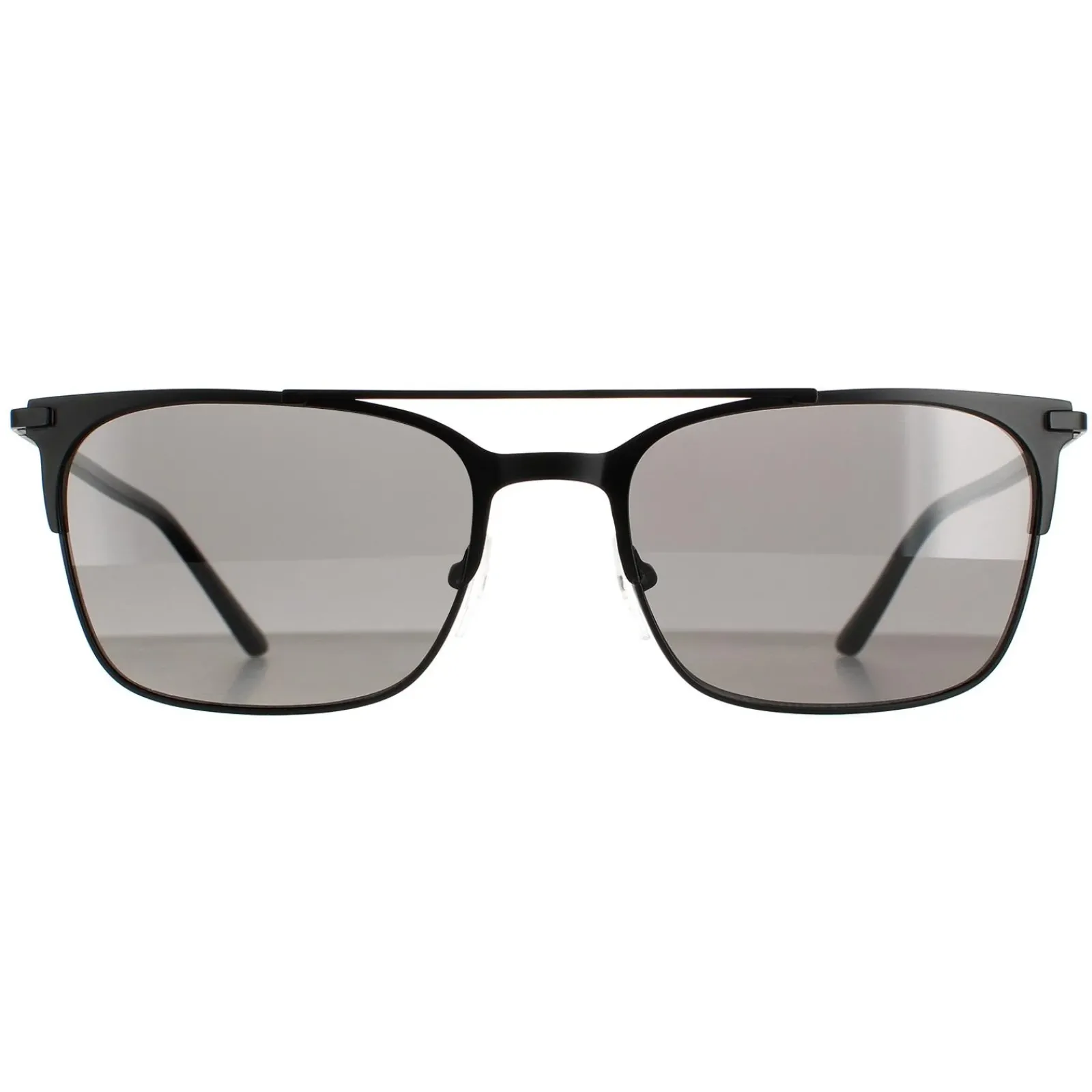 Calvin Klein Rectangle^Sunglasses CK19308S 001 Satin Black Grey