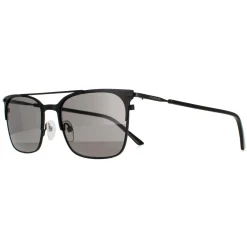Calvin Klein Rectangle^Sunglasses CK19308S 001 Satin Black Grey
