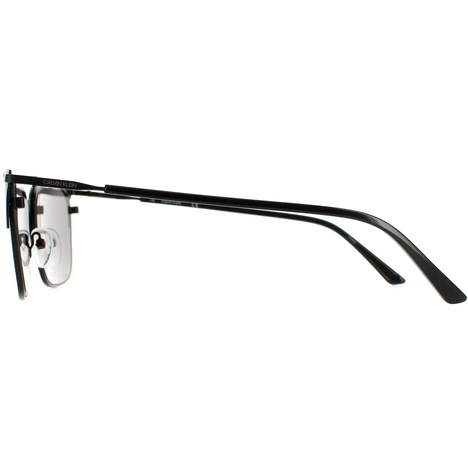 Calvin Klein Rectangle^Sunglasses CK19308S 001 Satin Black Grey