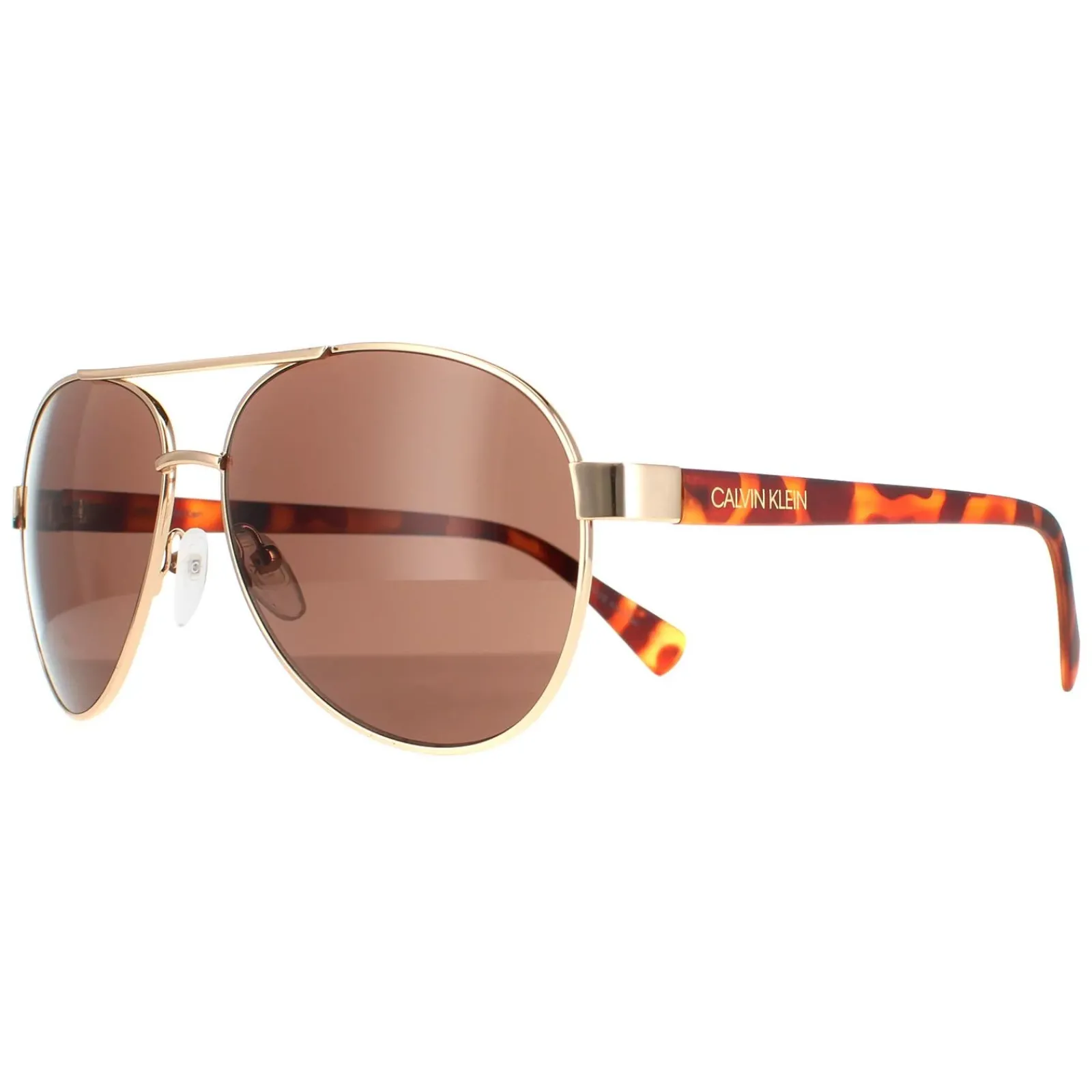 Calvin Klein Aviator^Sunglasses CK19316S 717 Gold Brown