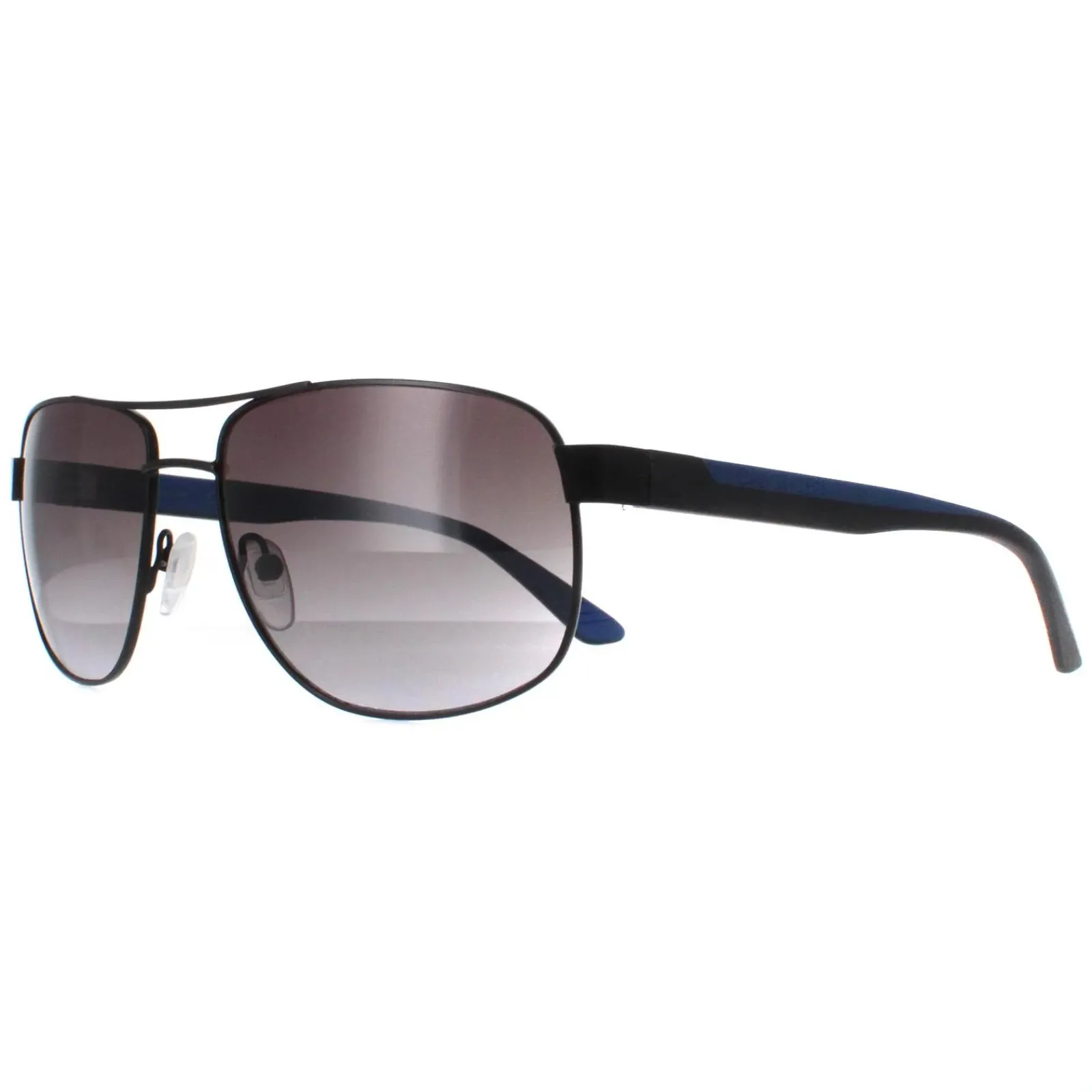 Calvin Klein Aviator^Sunglasses CK20319S 001 Matte Black Cobalt Blue Grey