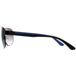 Calvin Klein Aviator^Sunglasses CK20319S 001 Matte Black Cobalt Blue Grey
