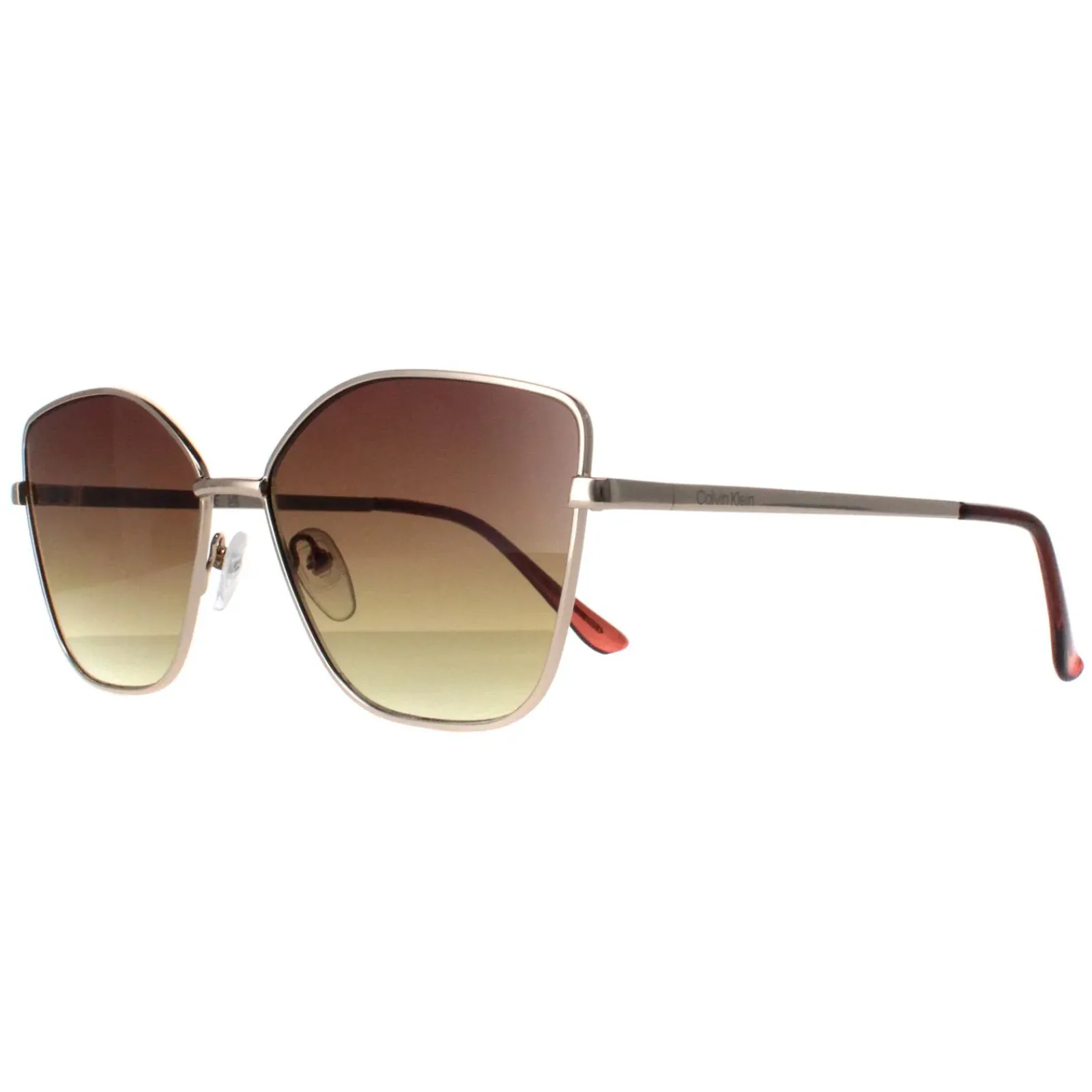 Calvin Klein Cat-Eye^Sunglasses CK22120S 714 Gold Brown Gradient