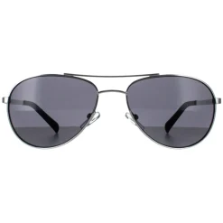 Calvin Klein Aviator^Sunglasses R165S 045 Silver Grey