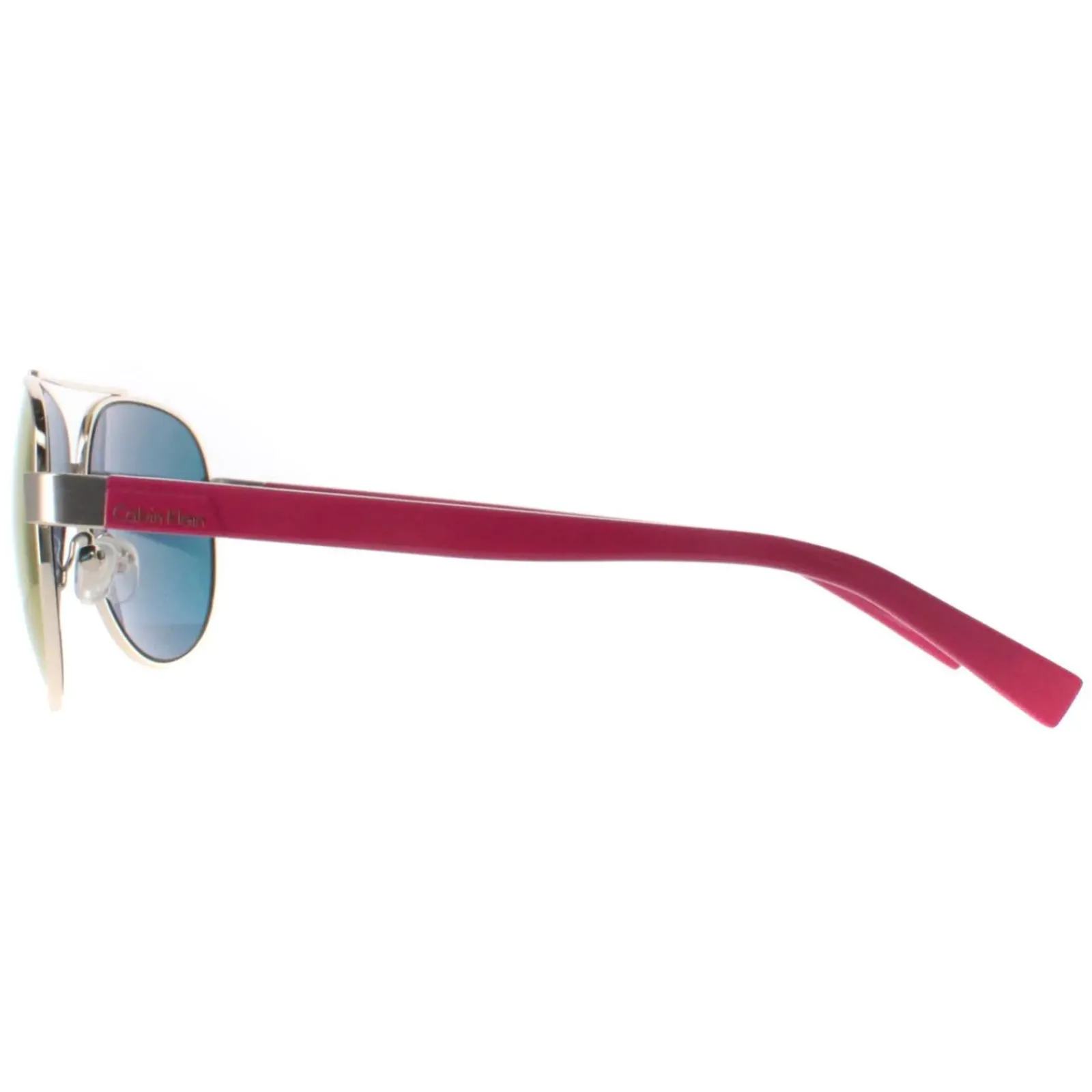 Calvin Klein Aviator^Sunglasses R358S 664 Pink Pink Mirrored