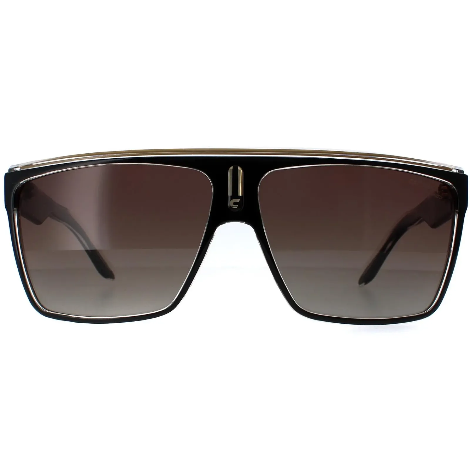 Carrera Shield|Shield^Sunglasses 22 2M2/LA Black Gold Brown Polarized
