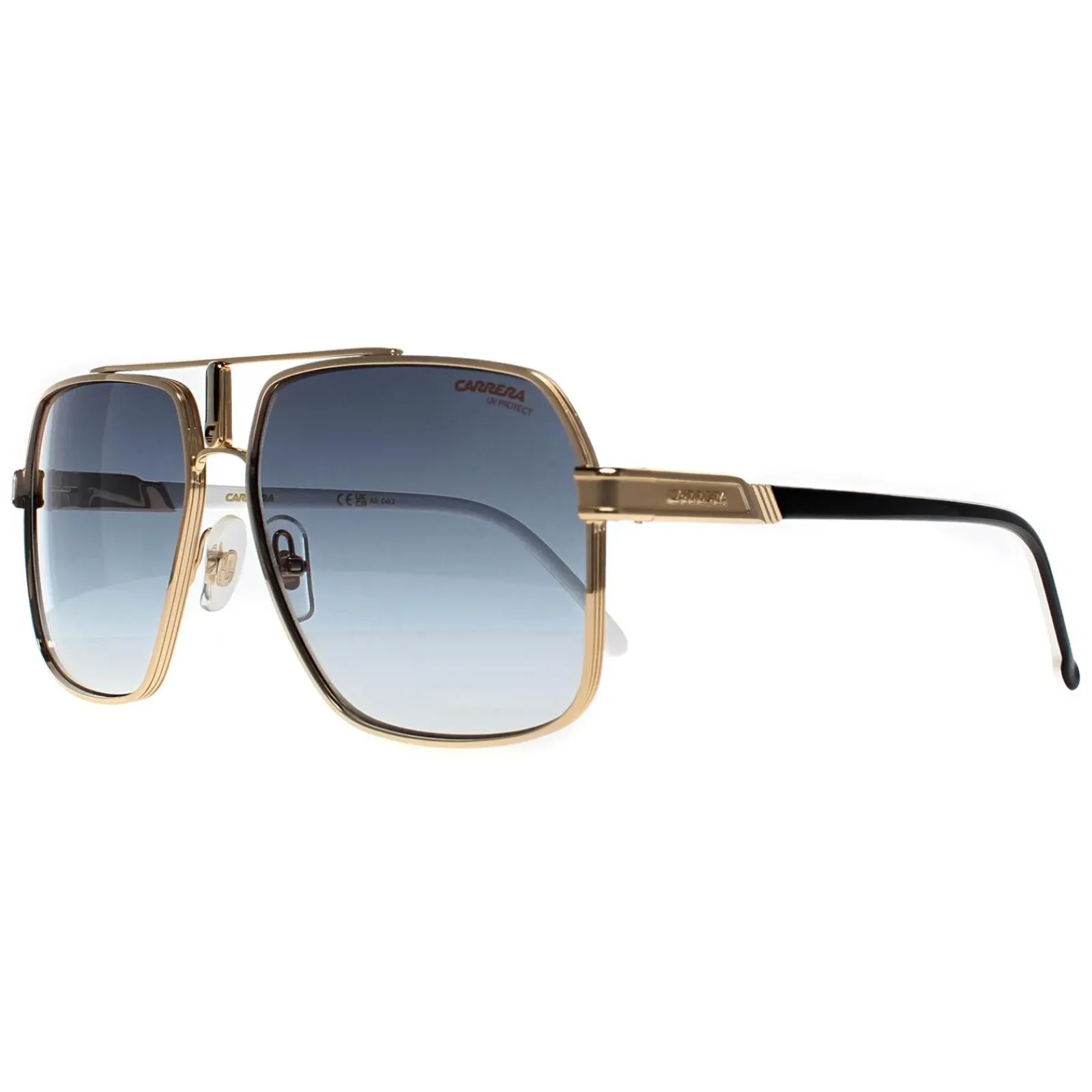 Carrera Aviator^Sunglasses 1055/S J5G 08 Gold Blue Gradient
