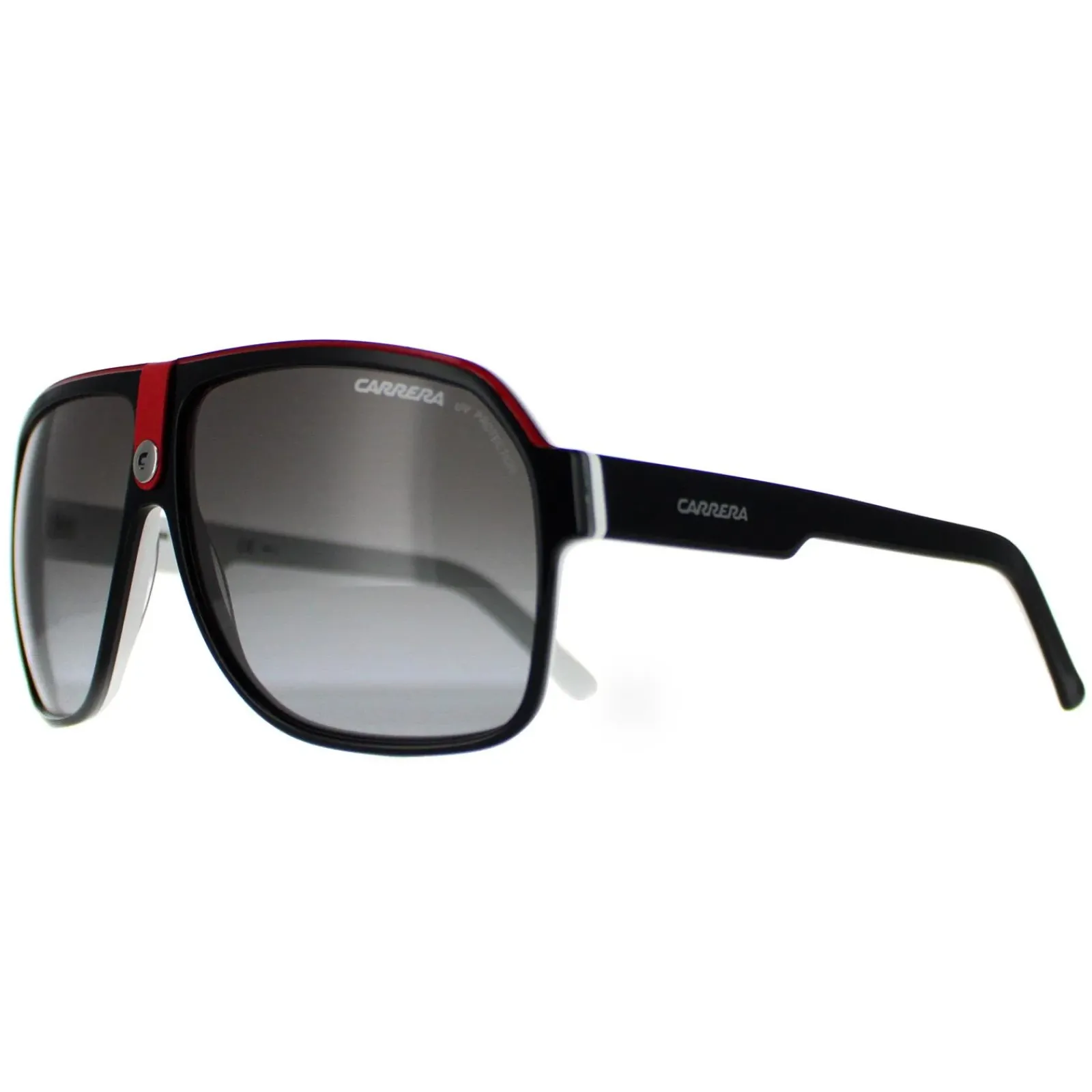 Carrera Aviator^Sunglasses 33 8V4 PT Black & White Black Gradient