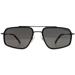 Carrera Polarised|Aviator^Sunglasses 338/S V81 M9 Dark Ruthenium Black Grey Pola