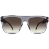 Carrera Rectangle^Sunglasses 340/S FT3 9K Crystal Grey Green Gradient
