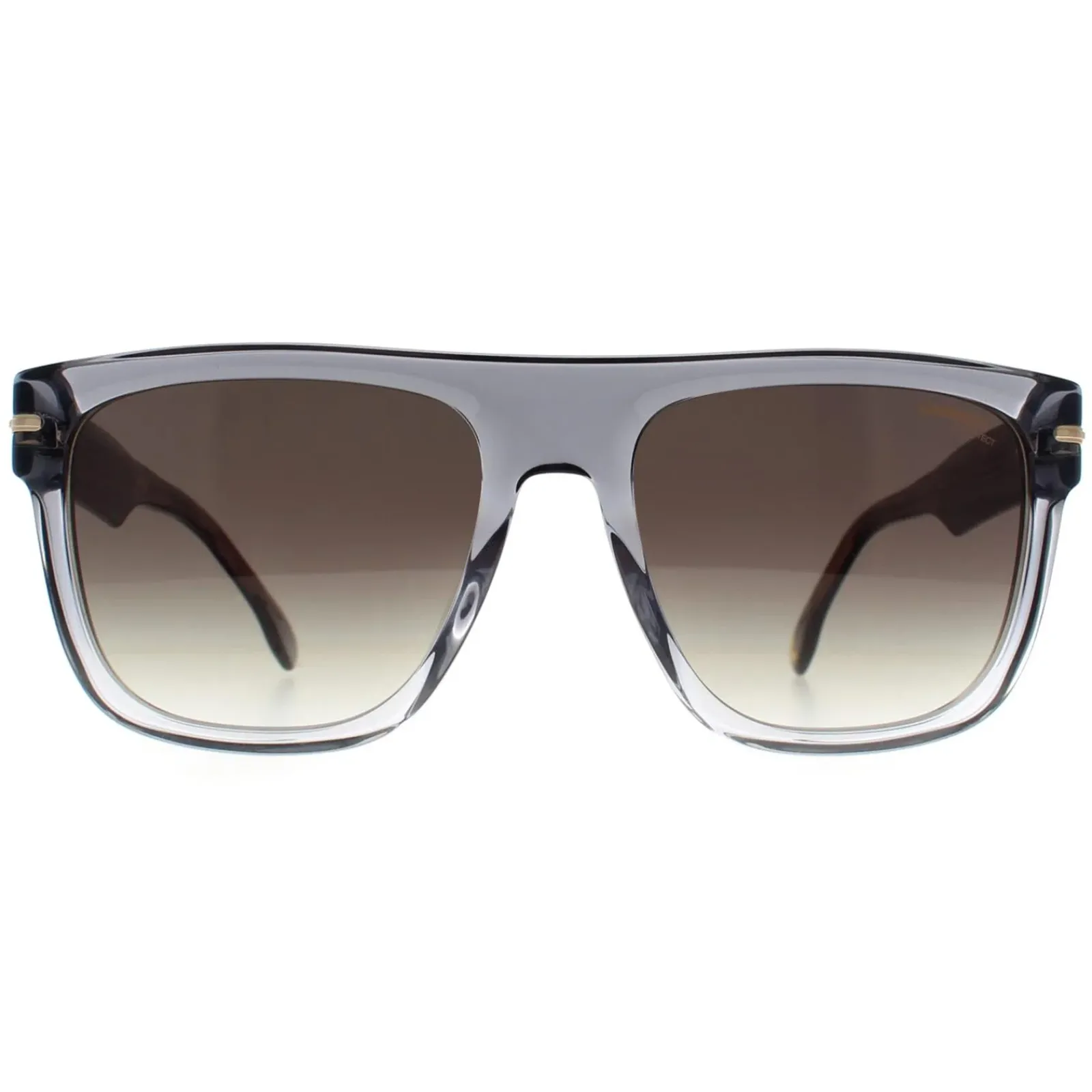 Carrera Rectangle^Sunglasses 340/S FT3 9K Crystal Grey Green Gradient