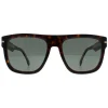 Carrera Rectangle^Sunglasses 340/S QUM QT Dark Havana Green