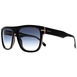 Carrera Rectangle^Sunglasses 340/S 2M2 08 Black Gold Dark Blue Gradient