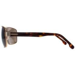 Carrera Polarised|Rectangle^Sunglasses 8063/S 0OZ SP Gold with Havana Bronze Polar