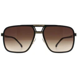 Carrera Aviator^Sunglasses 1071/S I46 86 Black Gold Brown Gradient