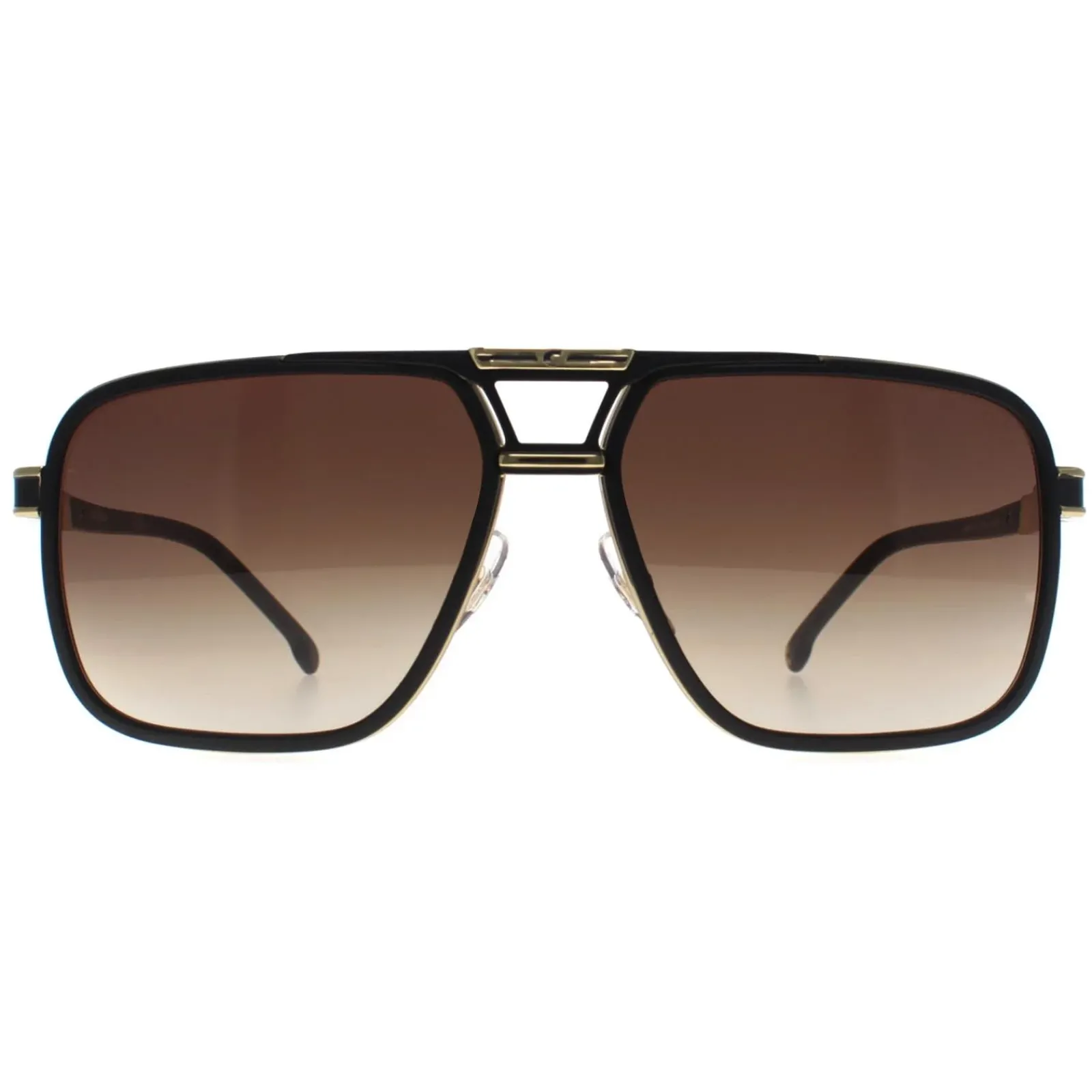 Carrera Aviator^Sunglasses 1071/S I46 86 Black Gold Brown Gradient