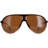 Carrera Aviator^Sunglasses Champion 65/N 0MY/70 Brown Shade Brown