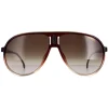 Carrera Aviator^Sunglasses Champion 65/N 7W5/HA Burgundy Shade Brown Gradient