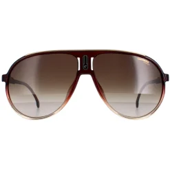 Carrera Aviator^Sunglasses Champion 65/N 7W5/HA Burgundy Shade Brown Gradient