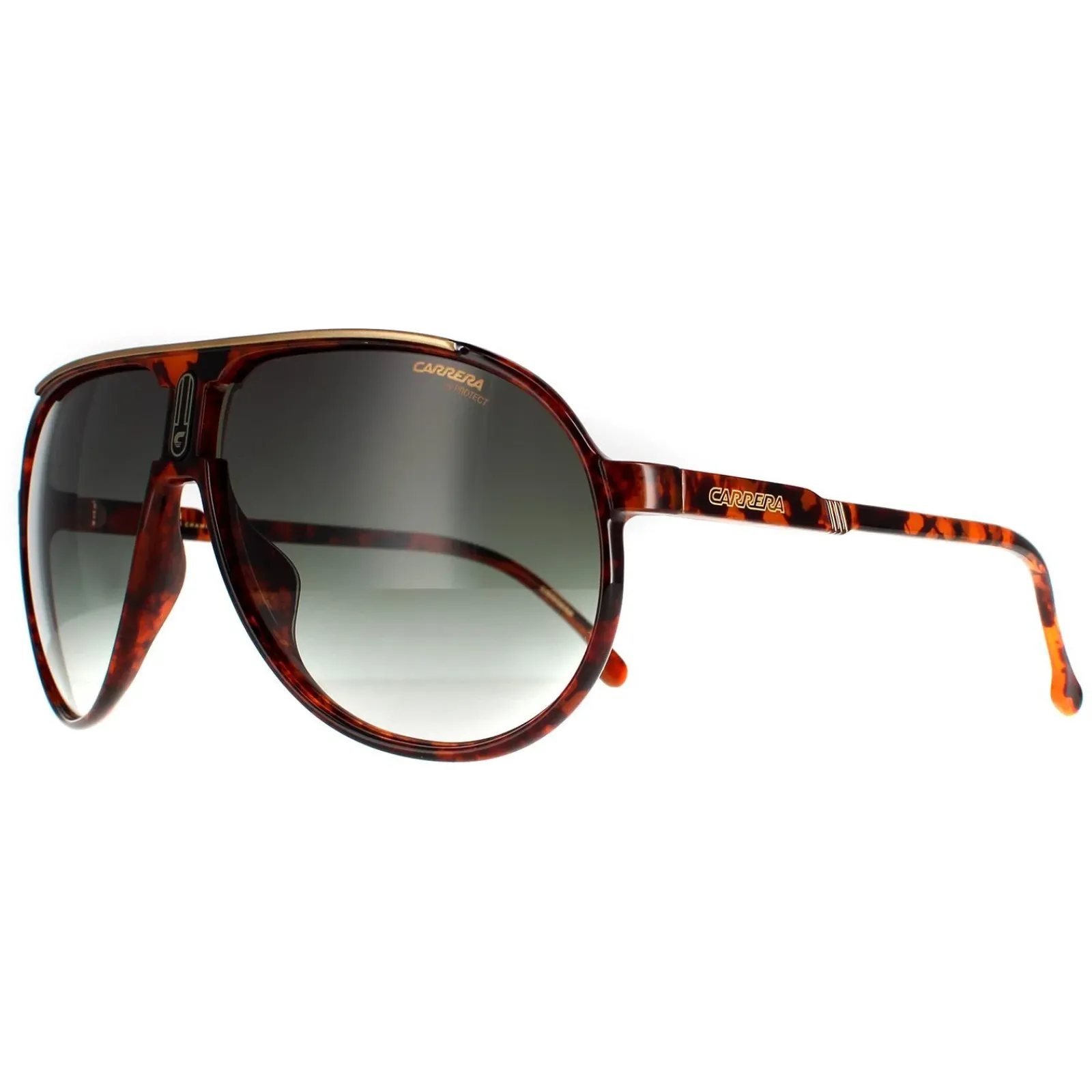 Carrera Aviator^Sunglasses CHAMPION65/N 0UC 9K Red Havana Green Gradient