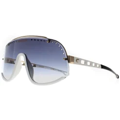 Carrera Shield^Sunglasses Flaglab 16 KY2 1V Blue Gold Blue Gold Mirror Gradie
