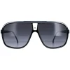 Carrera Aviator^Sunglasses Grand Prix 3 80S/9O Black and White Grey Gradient
