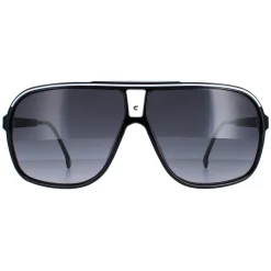 Carrera Aviator^Sunglasses Grand Prix 3 80S/9O Black and White Grey Gradient