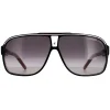 Carrera Aviator^Sunglasses Grand Prix 2 T4O 9O Black Red Dark Grey Gradient