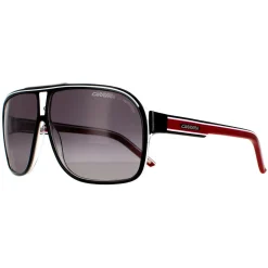 Carrera Aviator^Sunglasses Grand Prix 2 T4O 9O Black Red Dark Grey Gradient