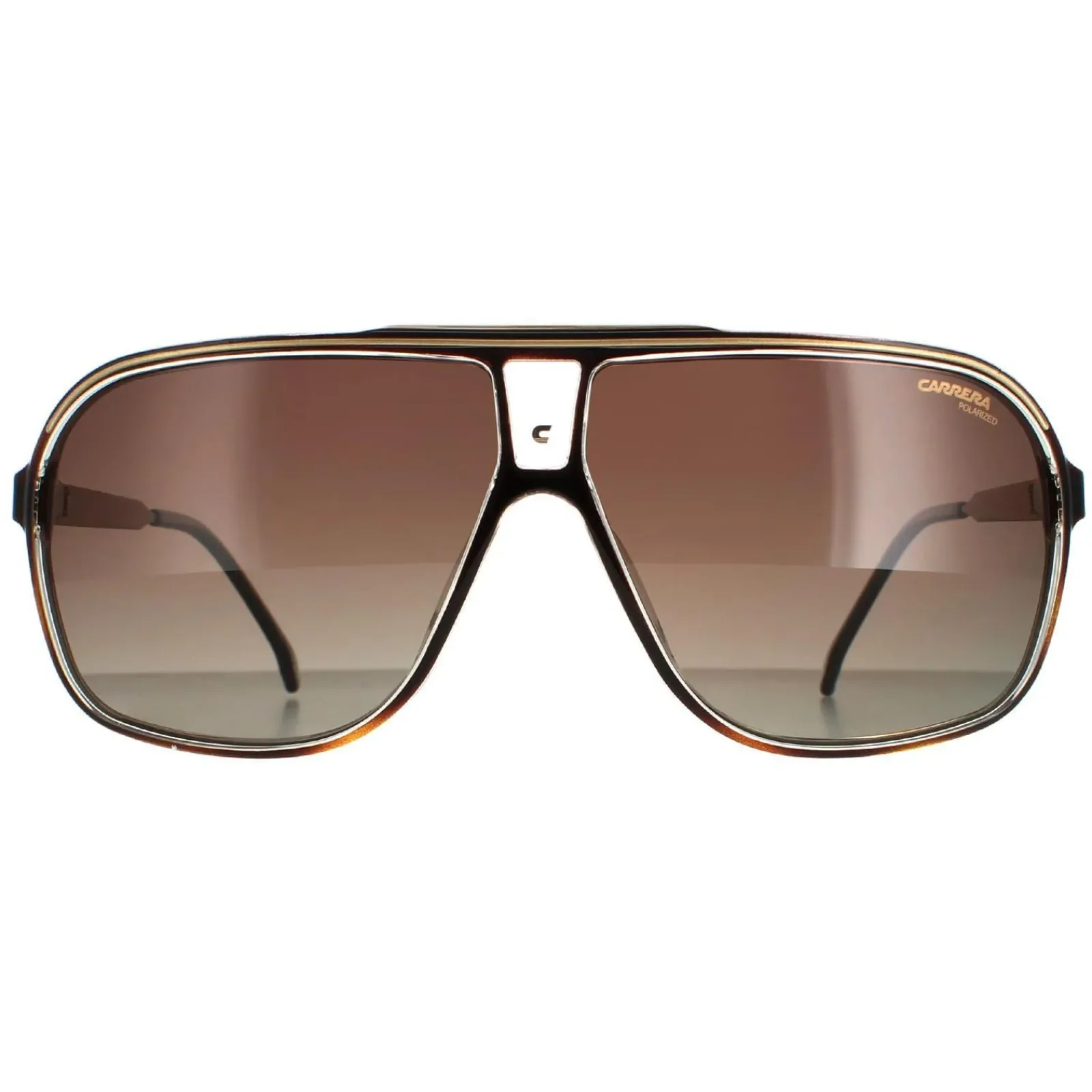 Carrera Aviator^Sunglasses Grand Prix 3 086 LA Havana Brown Gradient Polarized