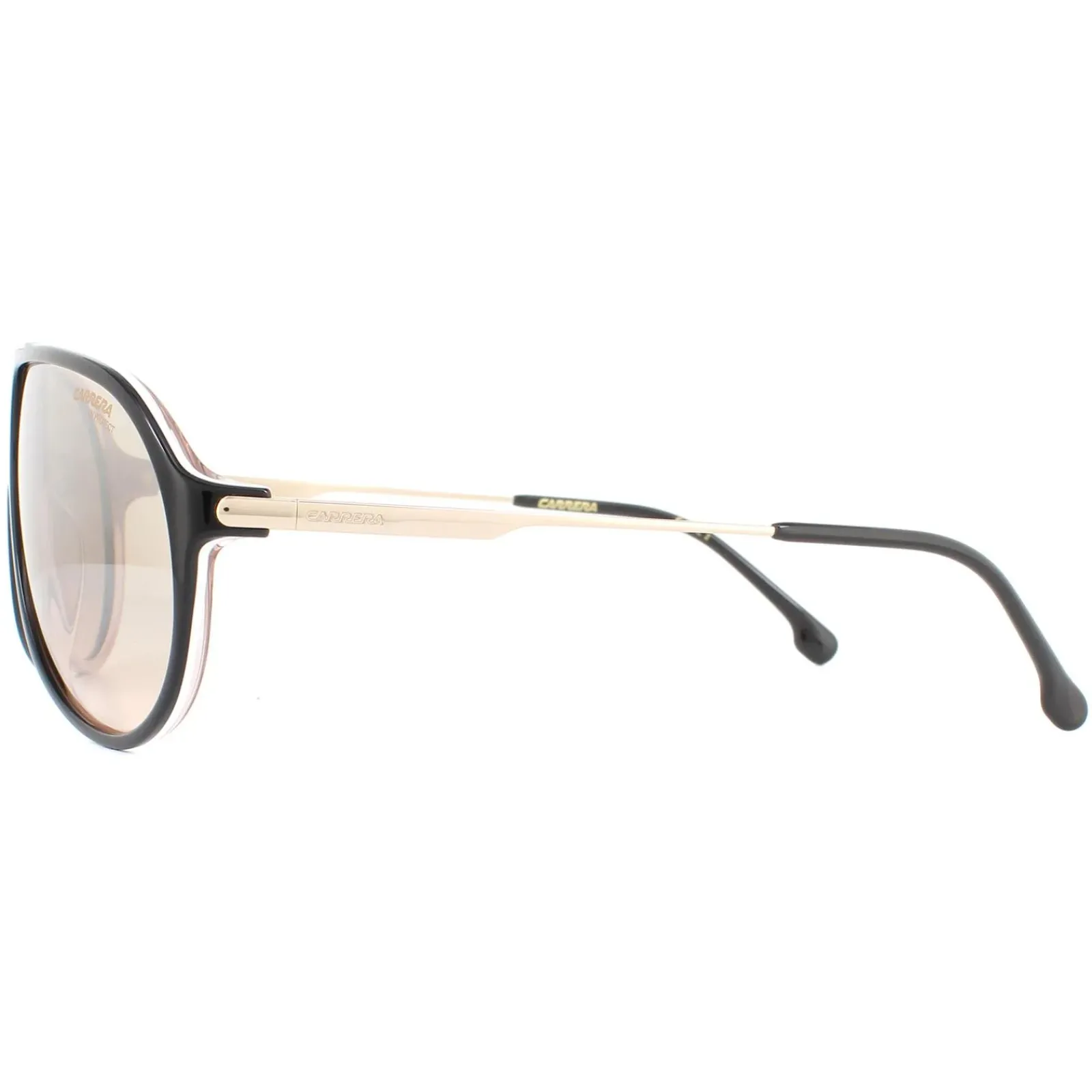 Carrera Aviator^Sunglasses Hot 65 KDX/G4 Black Nude Brown Mirror