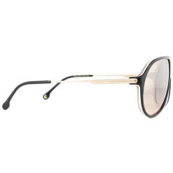 Carrera Aviator^Sunglasses Hot 65 KDX/G4 Black Nude Brown Mirror